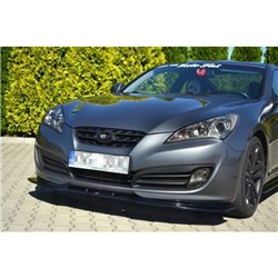 Maxton - LAME DU PARE-CHOCS AVANT / SPLITTER HYUNDAI GENESIS COUPÉ MK.1 Noir Brillant