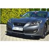 Maxton - LAME DU PARE-CHOCS AVANT / SPLITTER HYUNDAI GENESIS COUPÉ MK.1 Noir Brillant