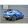 Maxton - SET DES DIFFUSEUR DES BAS DE CAISSE TOYOTA C-HR Noir Brillant