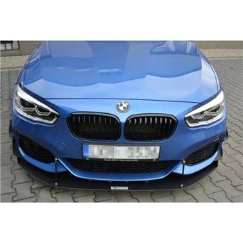 Maxton - SPORT LAME DU PARE-CHOCS AVANT V.2 BMW 1 F20/F21 M-Power FACELIFT 