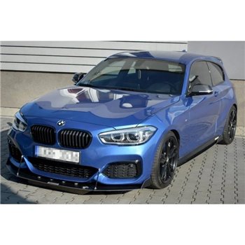 Maxton - SPORT LAME DU PARE-CHOCS AVANT V.2 BMW 1 F20/F21 M-Power FACELIFT 