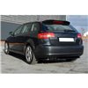 Maxton - Lame Du Pare-Chocs Arriere Audi A3 Sportback 8P / 8P Facelift Noir Brillant
