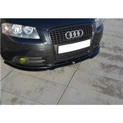 Maxton - Lame Du Pare-Chocs Avant Audi A3 8P S-Line Noir Brillant