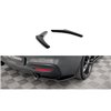 Maxton - LAME DU PARE-CHOCS ARRIERE V.2 BMW 1 F20/F21 M-POWER FACELIFT Noir Brillant