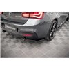 Maxton - LAME DU PARE-CHOCS ARRIERE V.2 BMW 1 F20/F21 M-POWER FACELIFT Noir Brillant