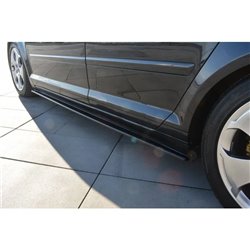 Maxton - Set Des Diffuseur Des Bas De Caisse Audi A3 Sportback 8P / 8P Facelift Noir Brillant