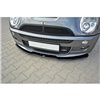 Maxton - LAME DU PARE-CHOCS AVANT / SPLITTER MINI R53 COOPER S JCW Noir Brillant