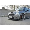 Maxton - LAME DU PARE-CHOCS AVANT / SPLITTER MINI R53 COOPER S JCW Noir Brillant