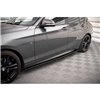 Maxton - SET DES DIFFUSEUR DES BAS DE CAISSE V2. BMW 1 F20 M135i / M140i / M-Pack Noir Brillant