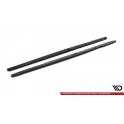Maxton - SET DES DIFFUSEUR DES BAS DE CAISSE V2. BMW 1 F20 M135i / M140i / M-Pack Noir Brillant
