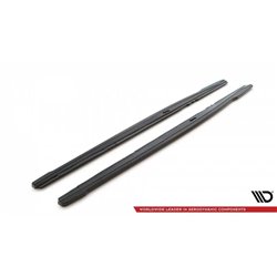 Maxton - SET DES DIFFUSEUR DES BAS DE CAISSE V2. BMW 1 F20 M135i / M140i / M-Pack Noir Brillant