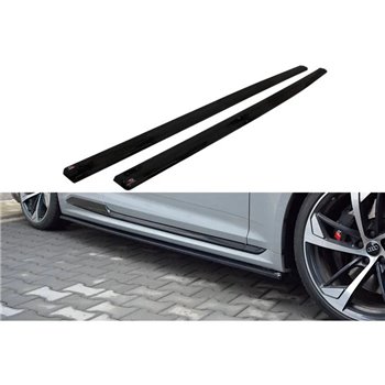 Maxton - Set Des Diffuseur Des Bas De Caisse Audi RS5 Coupe F5 Noir Brillant
