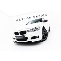 Maxton - Lame Du Pare-Chocs Avant BMW 3 M-Pack F30 / F30 Facelift Noir Brillant