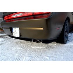 Maxton - Arriere Lame DODGE CHALLENGER MK3. PHASE-I SRT8 COUPE (sans barres verticales) Noir Brillant