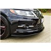 Maxton - LAME DU PARE-CHOCS AVANT / SPLITTER VOLKSWAGEN CC R-LINE Noir Brillant