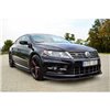 Maxton - LAME DU PARE-CHOCS AVANT / SPLITTER VOLKSWAGEN CC R-LINE Noir Brillant