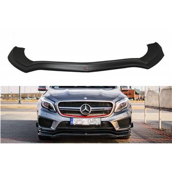 Maxton - Lame Du Pare-Chocs Avant Mercedes-Benz GLA 45 AMG Noir Brillant