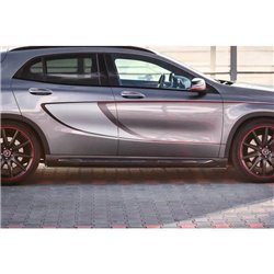Maxton - Rajouts Des Bas De Caisse V.1 Mercedes-Benz GLA 45 AMG Noir Brillant