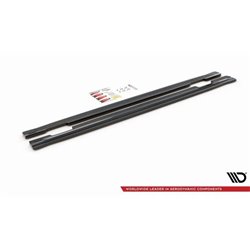 Maxton - Rajouts Des Bas De Caisse V.1 Mercedes-Benz GLA 45 AMG Noir Brillant
