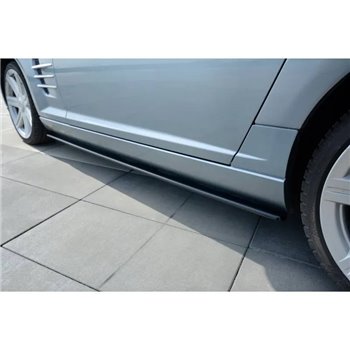 Maxton - SET DES DIFFUSEUR DES BAS DE CAISSE CHRYSLER CROSSFIRE Noir Brillant