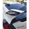 Maxton - RAJOUT LATÉRALE DU BECQUET Honda Civic Type-R Mk10 / Mk10 Facelift Noir Brillant