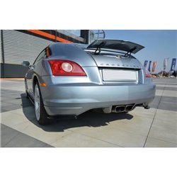 Maxton - LAME DU PARE-CHOCS ARRIERE CHRYSLER CROSSFIRE Noir Brillant