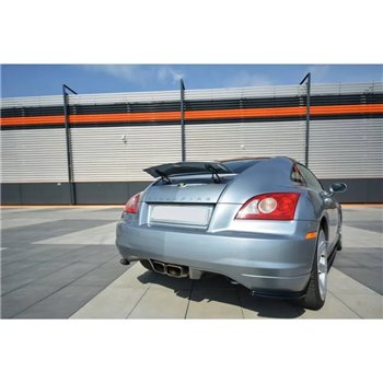 Maxton - LAME DU PARE-CHOCS ARRIERE CHRYSLER CROSSFIRE Noir Brillant