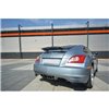 Maxton - LAME DU PARE-CHOCS ARRIERE CHRYSLER CROSSFIRE Noir Brillant