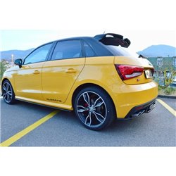 Maxton - Rajouts Des Bas De Caisse Pour Audi S1 8X Noir Brillant