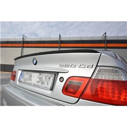 Maxton - BECQUET EXTENSION BMW 3 E46 COUPE AVANT FACELIFT Noir Brillant