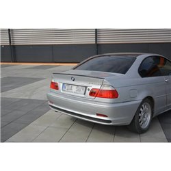 Maxton - BECQUET EXTENSION BMW 3 E46 COUPE AVANT FACELIFT Noir Brillant