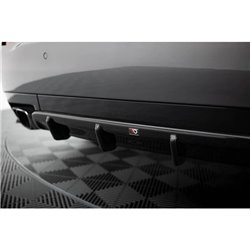 Maxton - Diffuseur Arrière Complet Maserati Quattroporte Mk6 Noir Brillant