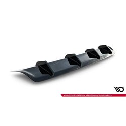 Maxton - Diffuseur Arrière Complet Maserati Quattroporte Mk6 Noir Brillant