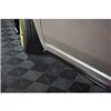 Maxton - SET DES DIFFUSEUR DES BAS DE CAISSE FIAT 500 HATCHBACK AVANT FACELIFT Noir Brillant