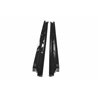 Maxton - SET DES DIFFUSEUR DES BAS DE CAISSE FIAT 500 HATCHBACK AVANT FACELIFT Noir Brillant