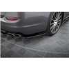 Maxton - Lames De Pare-Chocs Arrière Latérales Maserati Quattroporte Mk6 Noir Brillant