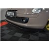 Maxton - LAME DU PARE-CHOCS AVANT V.2 FIAT 500 HATCHBACK AVANT FACELIFT Noir Brillant