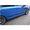 Maxton - Rajouts Des Bas De Caisse Pour Skoda Octavia RS Mk2 / Mk2 FL Noir Brillant