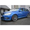Maxton - Rajouts Des Bas De Caisse Pour Skoda Octavia RS Mk2 / Mk2 FL Noir Brillant