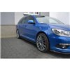 Maxton - Rajouts Des Bas De Caisse Pour Skoda Octavia RS Mk2 / Mk2 FL Noir Brillant