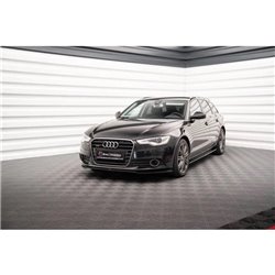 Maxton - Rajouts Des Bas De Caisse Pour V.1 Audi A6 C7 Noir Brillant
