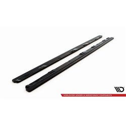 Maxton - Rajouts Des Bas De Caisse Pour V.1 Audi A6 C7 Noir Brillant