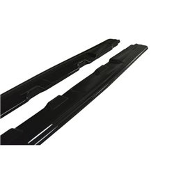 Maxton - Rajouts Des Bas De Caisse Pour Audi S5 / A5 S-Line F5 Coupe Noir Brillant