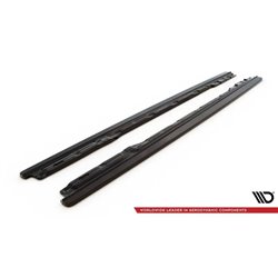 Maxton - Rajouts Des Bas De Caisse Pour Audi S4 / A4 S-Line / A4 Competiton B9 Noir Brillant
