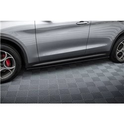 Maxton - Rajouts Des Bas De Caisse Alfa Romeo Stelvio Mk1 Noir Brillant