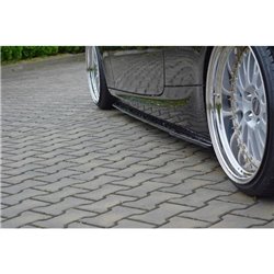 Maxton - RAJOUTS DES BAS DE CAISSE POUR BMW 3 E92 M-PACK FACELIFT Noir Brillant