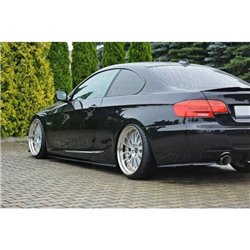 Maxton - RAJOUTS DES BAS DE CAISSE POUR BMW 3 E92 M-PACK FACELIFT Noir Brillant