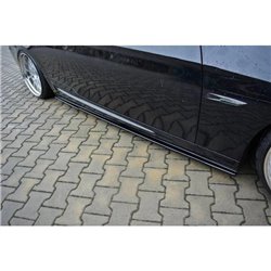 Maxton - RAJOUTS DES BAS DE CAISSE POUR BMW 3 E92 M-PACK FACELIFT Noir Brillant