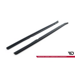 Maxton - RAJOUTS DES BAS DE CAISSE POUR BMW M6 E63 Noir Brillant