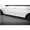 Maxton - RAJOUTS DES BAS DE CAISSE POUR BMW 3 E90/91 MPACK Noir Brillant